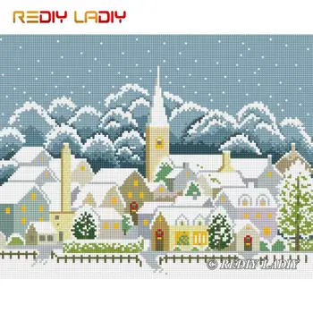 

High Quality Diamond Painting Winter Spring Full Round Diamond Embroidery Beaded Cross Stitch Pixel Mosaic Pattern Home Decor