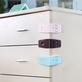 

1pcs Plastic Baby Safety Protection From Children In Cabinets Boxes Lock Drawer Door Terminator Security Product