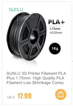 SUNLU 1,75 мм PLA+ 3D Экструдер нить 1 кг кожа с катушкой Пластик PLA плюс нить для FDM принтера 3D ручки допуск+/-0,02 мм