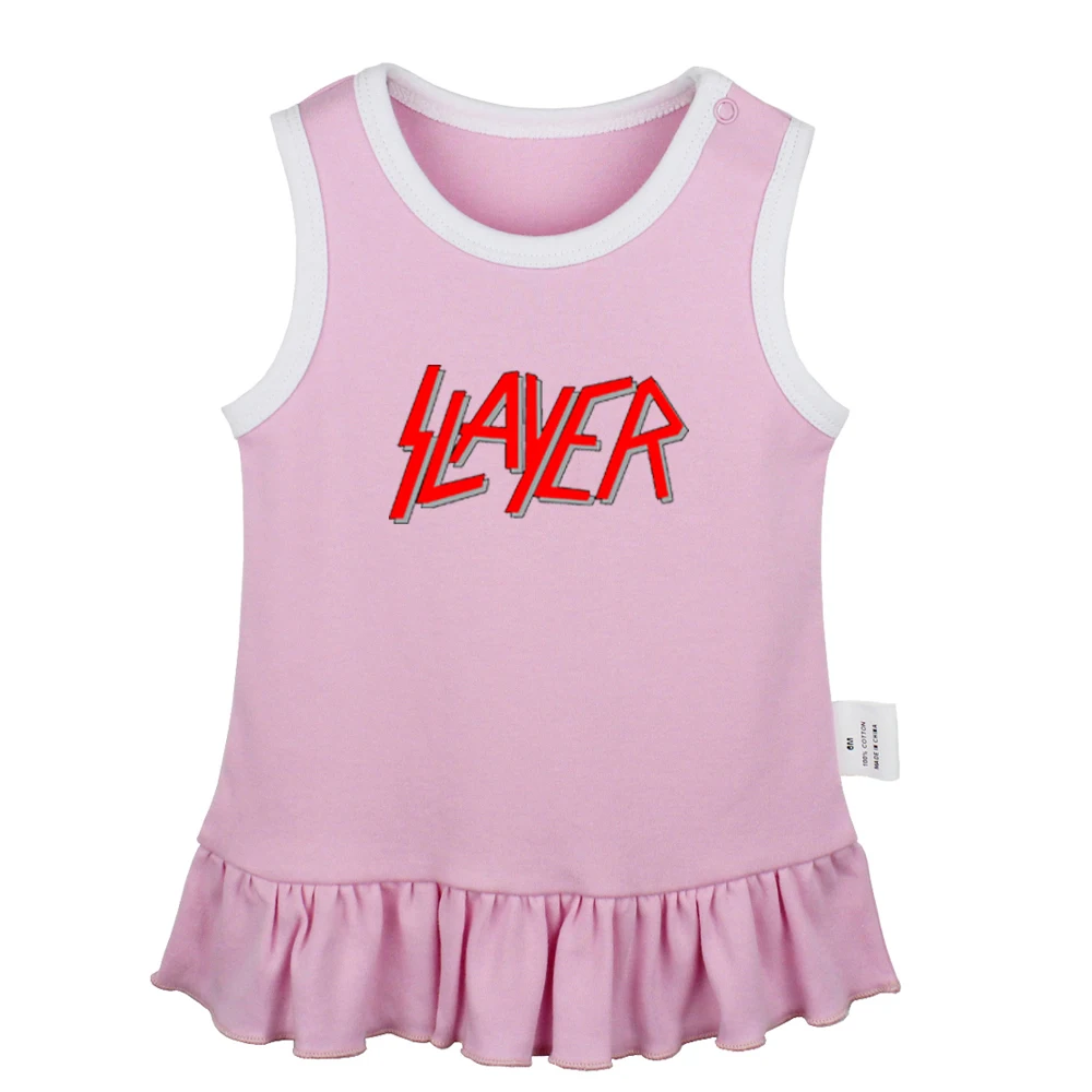 Slayer/знаменитые американские скоростные повязки Armin Van Buuren DJ; платья для новорожденных девочек; платье без рукавов для малышей; Одежда для младенцев - Цвет: JbBabyYS1391P