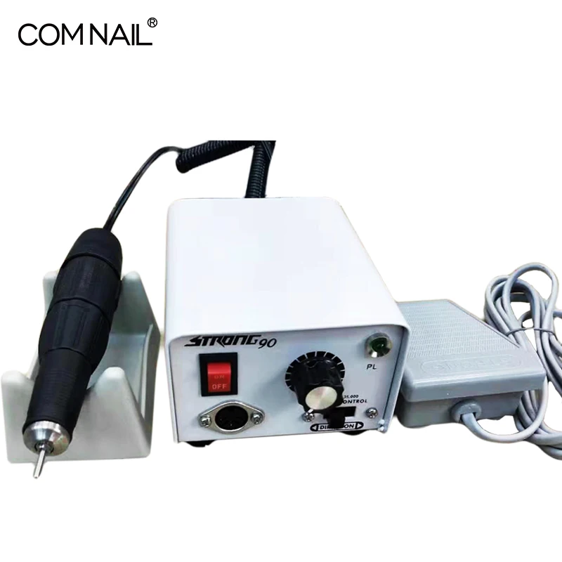 Buy Authent 65W Strong 90 102L handle STRONG 90 Nail Drills Machine Manicure Pedicure Electric File Bit Nails Art Equipment