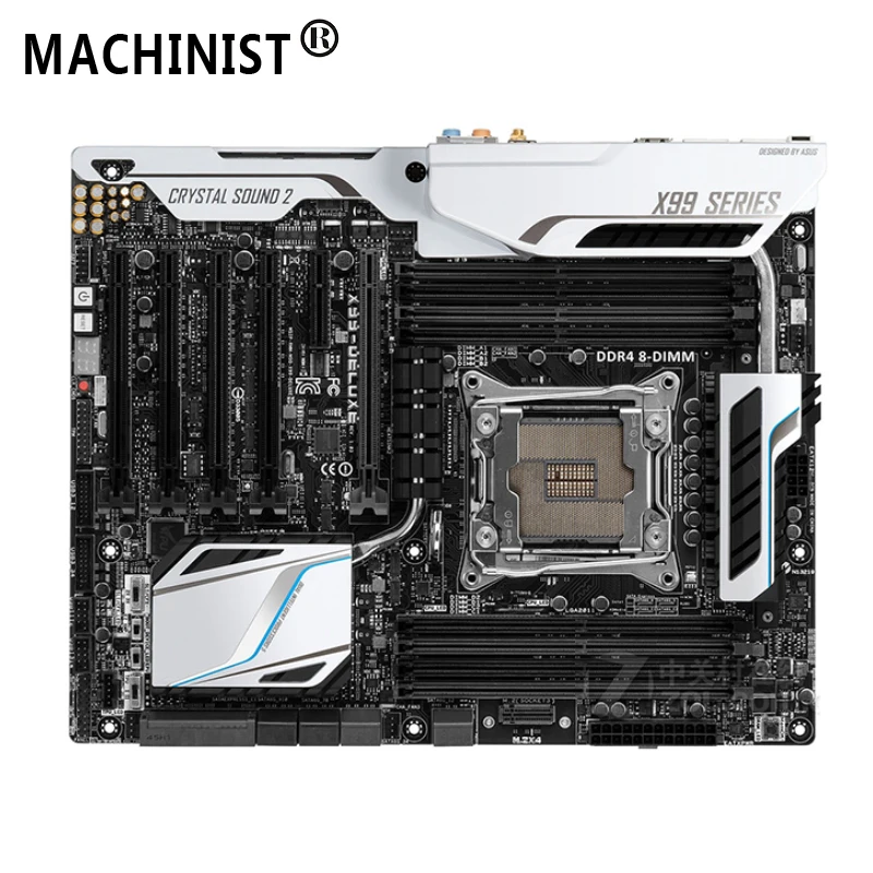 

For ASUS X99-DELUXE Desktop motherboard MB Intel X99 LGA 2011-3 ATX DDR4 64GB M.2 SATA3.0 USB3.0 100% fully Tested Free shipping