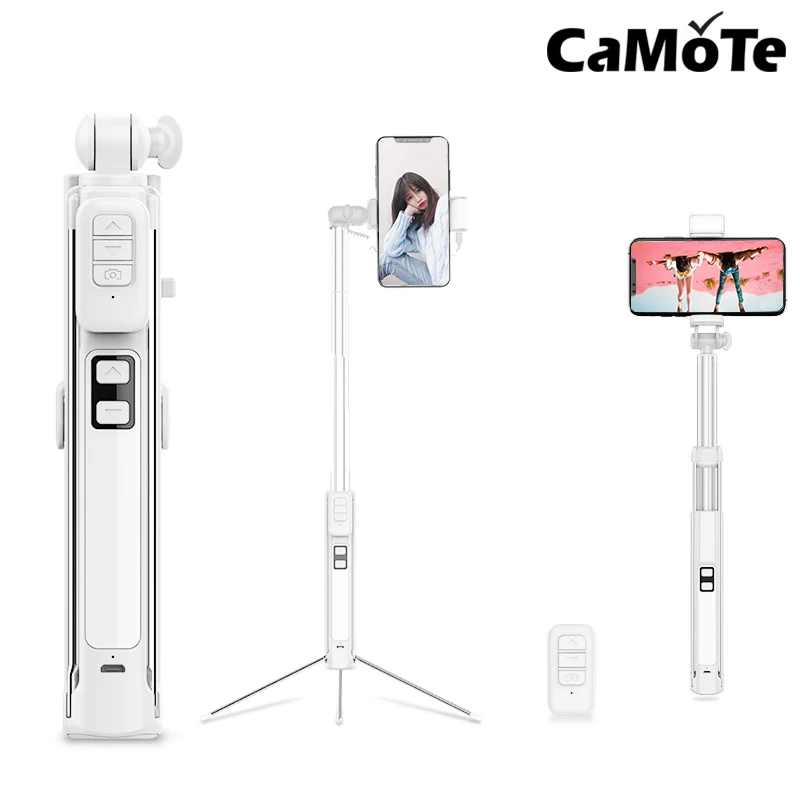 Портативная селфи палка steadicam для телефона штатив Bluetooth гибкая Мобильная со