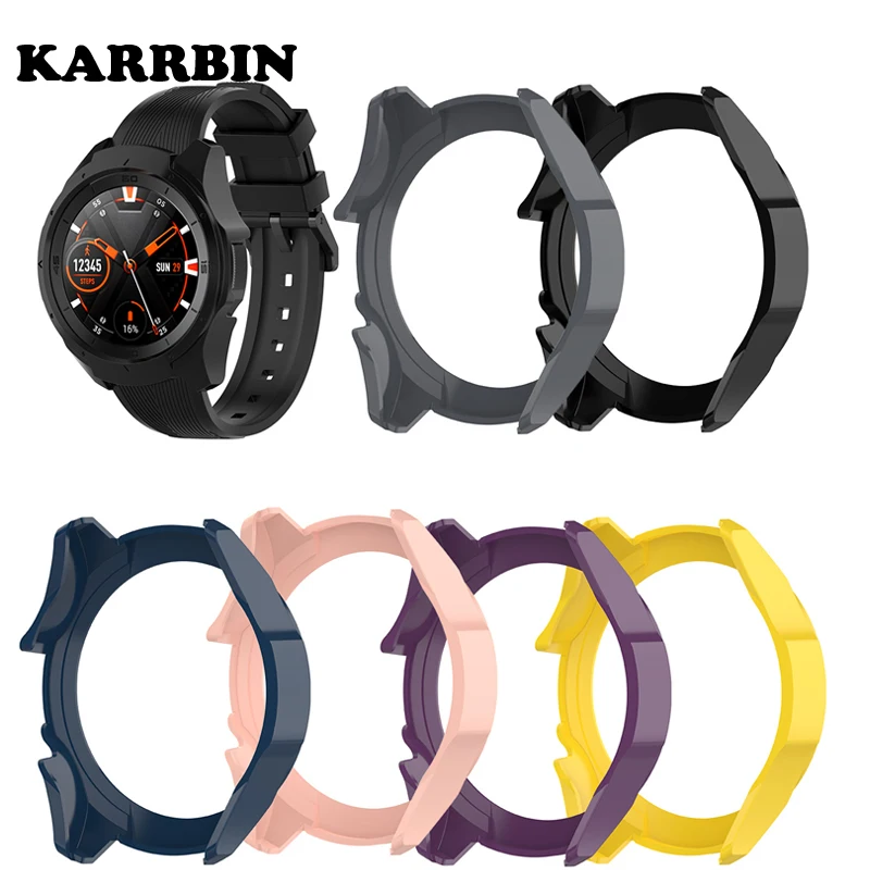 KARRBIN PC Hard Protective Case Sleeve Cover for Ticwatch S2 Smart Watch Accessories Screen Fall Protection | Электроника