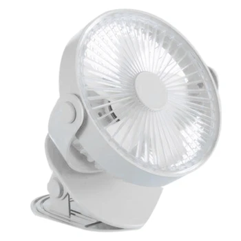 

Large Wind Home Clip Fan 4000 MAh Large Power Student Dormitory Fan Creative Desktop Desk Fan