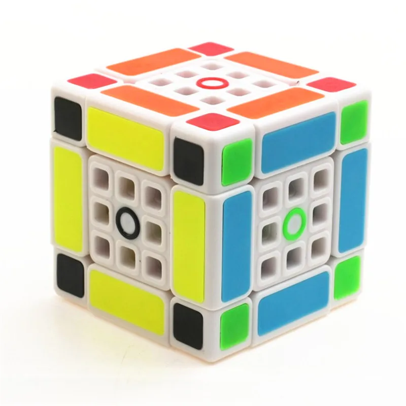 Zcube двухслойная головоломка 3x3x3, волшебный куб, быстрая ультра-гладкая наклейка, скоростная головоломка, куб, развивающий интеллект, 3x3, детская игрушка, подарок