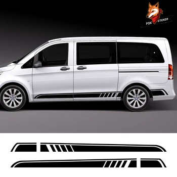 

Customized Car Decal Side Stripe Skirt Decal Graphics Sticker for Mercedes Benz Vito Viano Valente Metris V Class W447 W639 V260