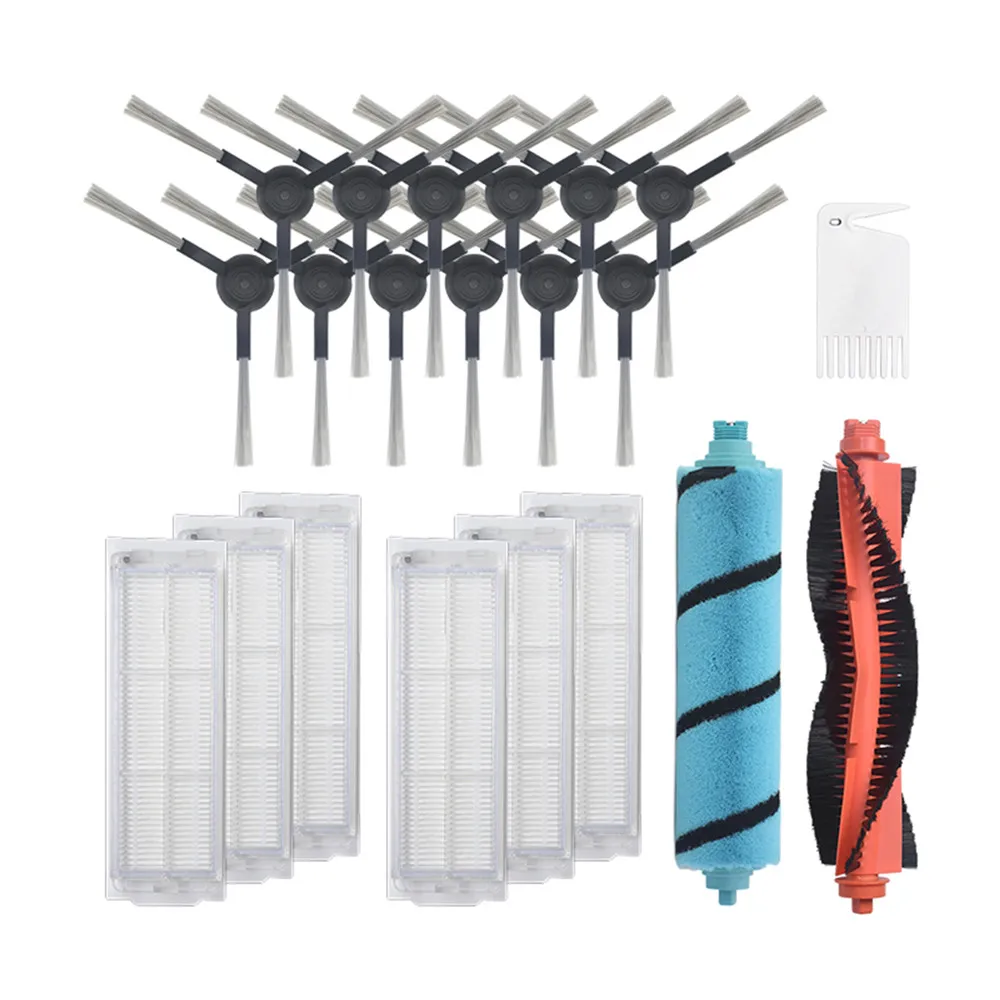 

Main Roller Brush Side Brushes HEPA Filters Cleaning Mop Pads Mop Cloths Comb for Conga 3490 Vacuum Cleaner Spare Parts