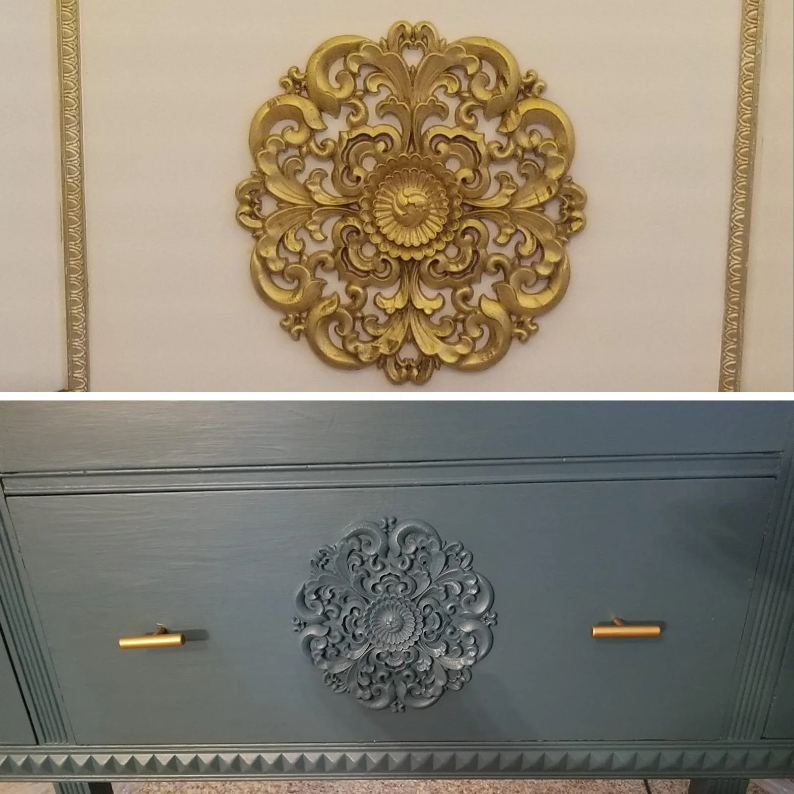 1pc Round Flower Wood Carving Decal Unpainted Disc Onlay Decor Door Furniture Symmetrical Court European Style 10cm 3D Disc self adhesive handles