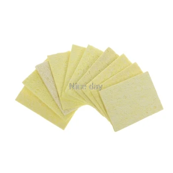 

10pcs Heatstable Soldering Iron Cleaning Sponge High Temperature Resistant Welding Accessories F15 20 Dropship