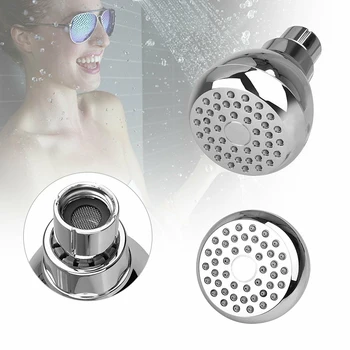 

Water saving Shower Head Bathroom Supply Replacement Tool Plastic Silver