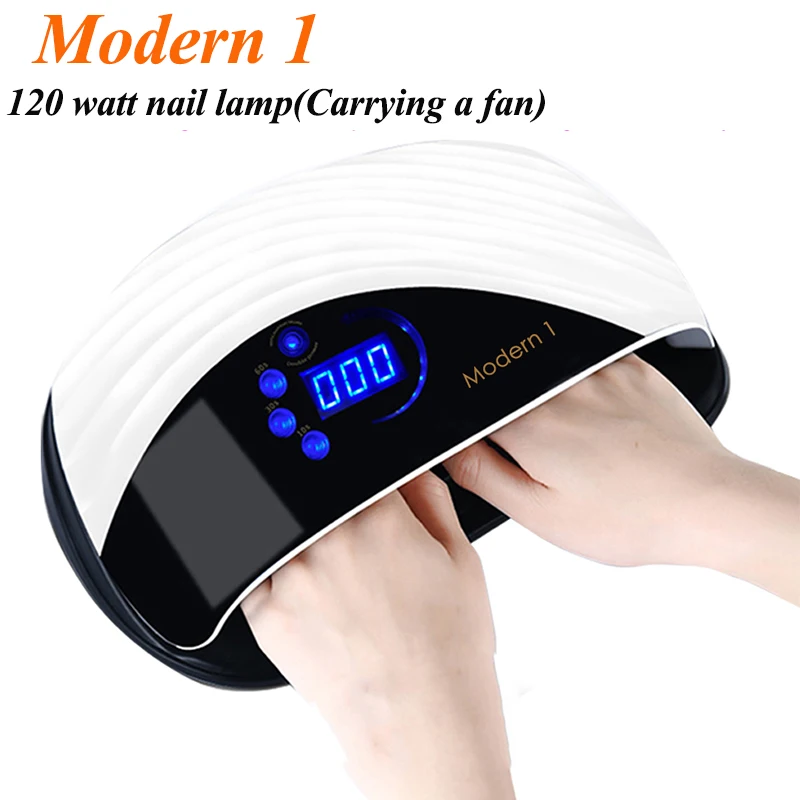 

YUJIA 120W UV LED Gel Nail Lamp With Fan Nail Dryer For Drying All Gel Polish Sensor Sun Led Light Nail Art Manicure Tools