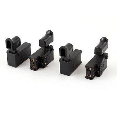 

4 Pcs Electric Power Tool Momentary DPST Hammer Control Trigger Switch AC250V 6A