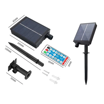 

Outdoor waterproof solar controller docking 3V/24V LED string lights garden indoor decorative lights
