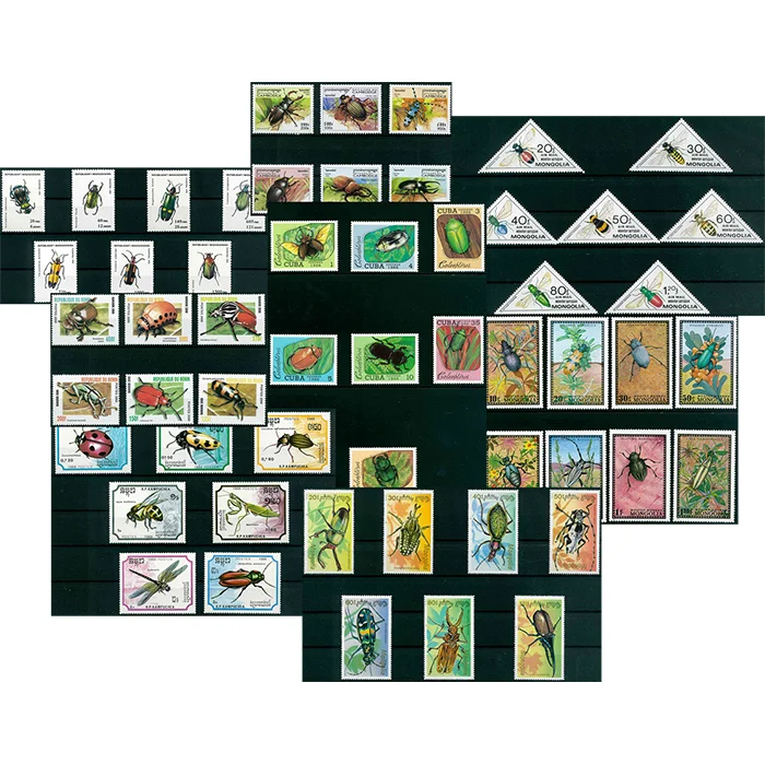 New Insect 48Pcs Special Topics Stamps Original Postage Stamp All Different Unc | Дом и сад