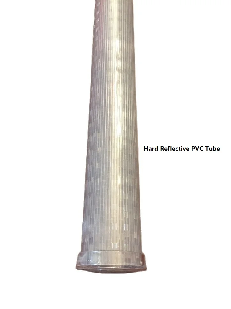 54cm*4cm Outdoor White Tube LED Road Traffic Safety Signal Double Warning Light Flashing Wand Rod