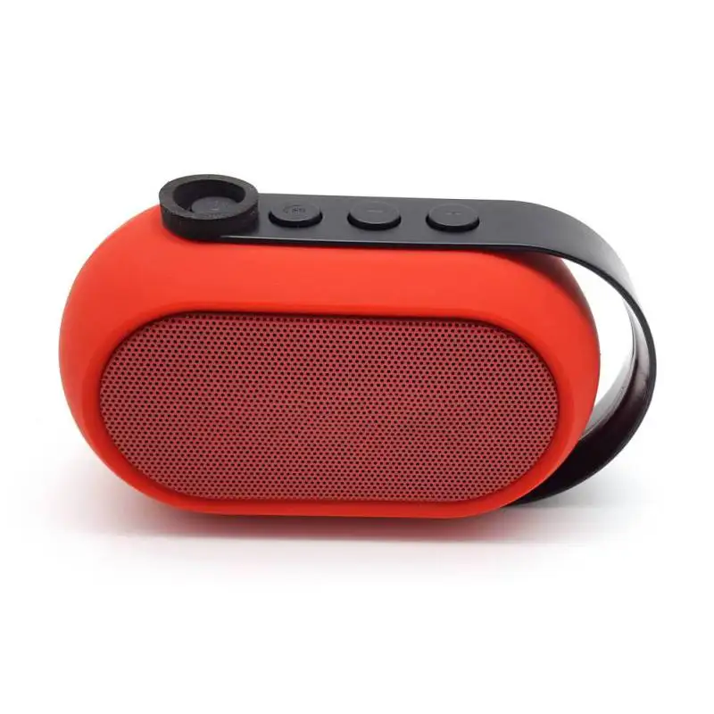 Мини Bluetooth динамик Поддержка TF карта USB FM AUX аудио функция Bluetooth 4,0 динамик s для Smatrphone ПК компьютер - Цвет: Красный