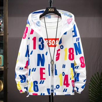 

Digital sunscreen clothing summer skin clothing breathable men and women ultra-thin jacket outdoor windbreaker UV