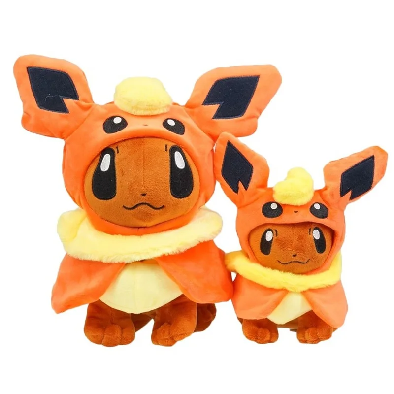 8 стилей Evee пончо плюшевая игрушка 20 см Umbreon Espeon Jolteon Vaporeon Sylveon Flareon Мягкая кукла