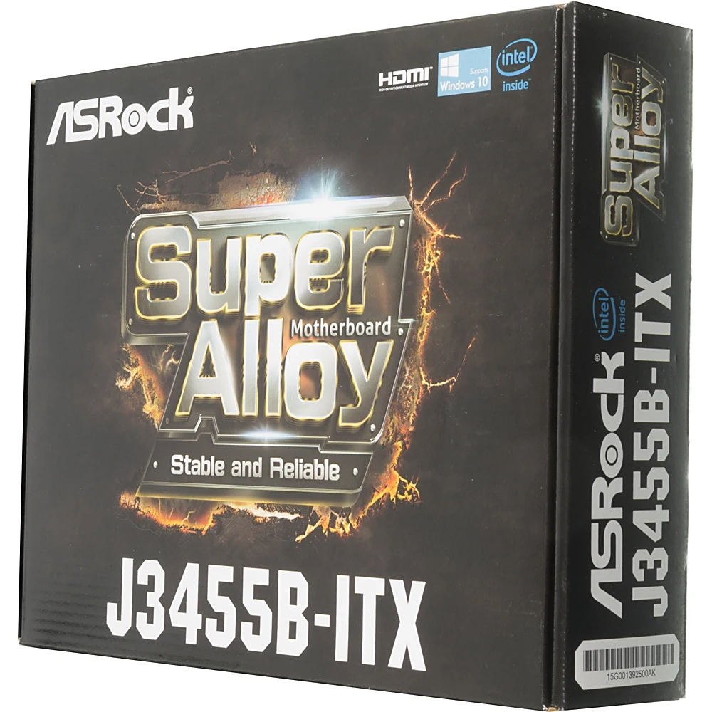 Материнская плата Asrock J3455B-ITX mini-ITX AC`97 8ch(7.1) GbLAN+VGA+HDMI