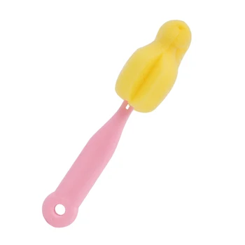 

Baby Child Milk Bottle Nipple Teat Cleaning Sponge Brush Wash Cleaner