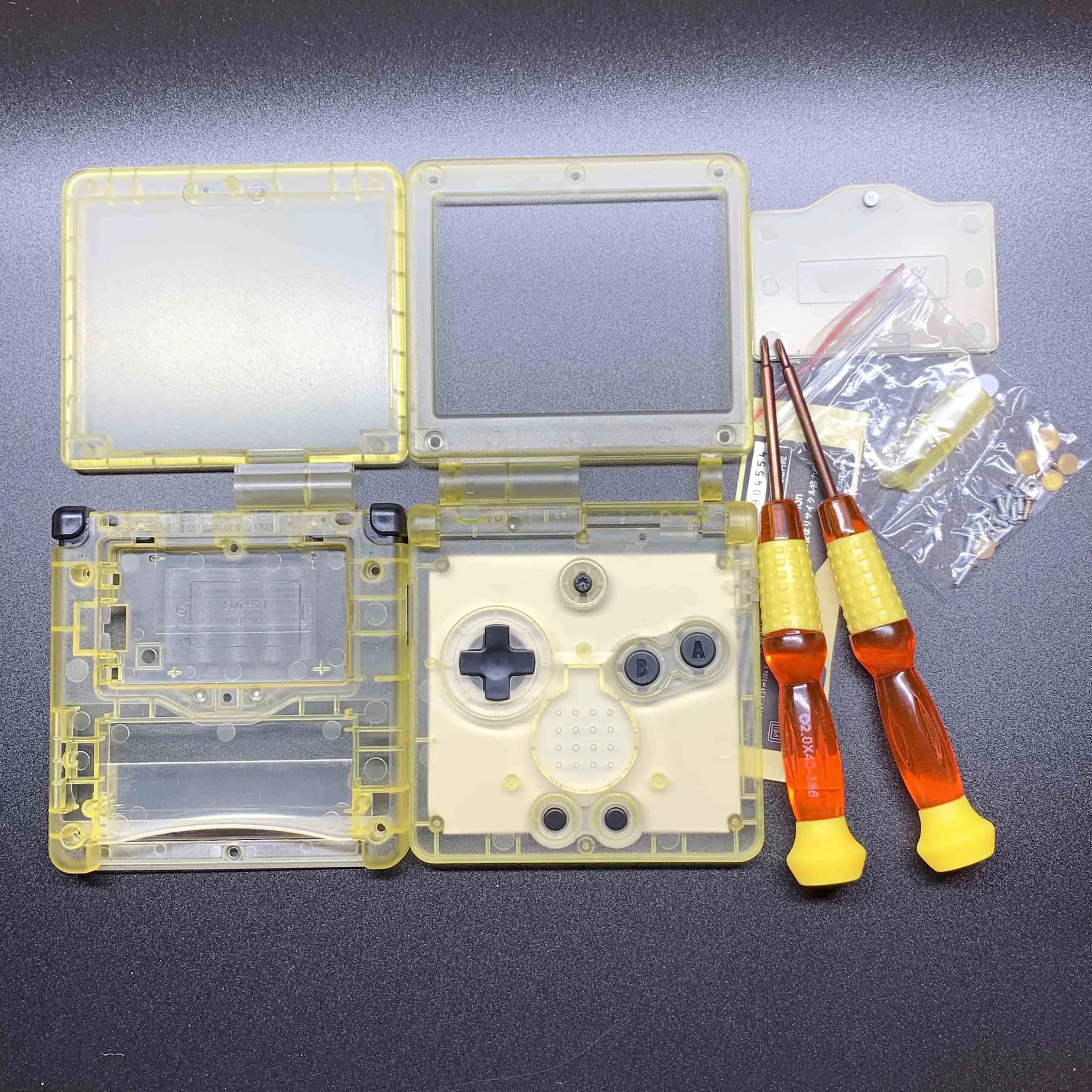 Ganer Прозрачный чехол для GameBoy Advance SP Classic Limited Edition корпус GBA отвертки|Запасные