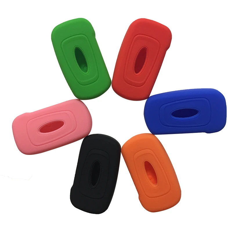 3 Button Flip Remote Key Case Ford KA Streetka Vehicles 2008-Silicone Key Cover Car Accessories Holder Fob