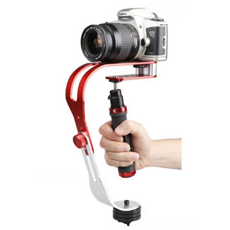 Aluminum Mini Handheld Digital Camera Stabilizer with Tripod Video Steadicam Mobile DSLR 5DII Motion DV Steadycam for Gopro DJI,camera gimbal stabilizer