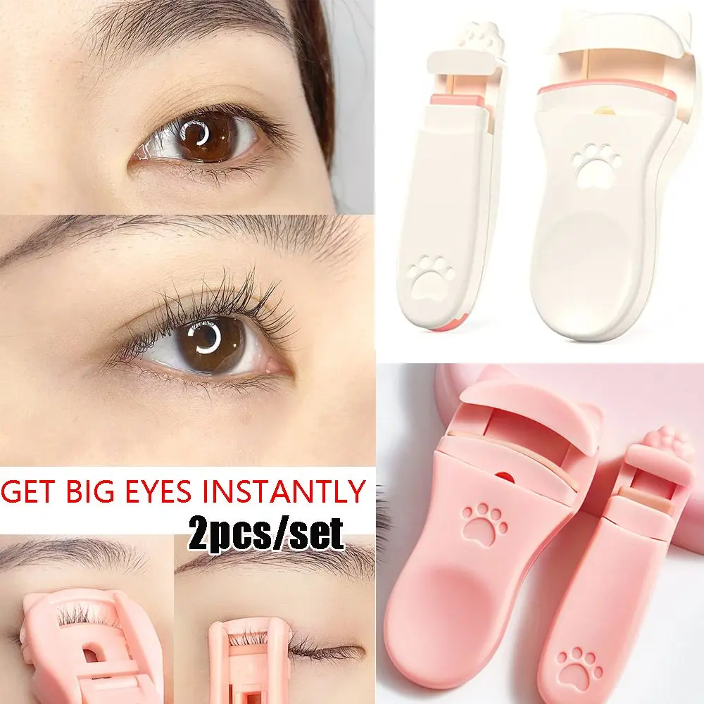 2Pcs Cute Eyelash Curler Professional Lash Lift Eyelash Curling Tool
