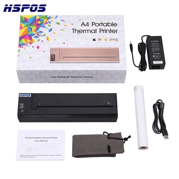 

A4 size thermal printer USB+ WIFI interface support document or tattoo print with free android app