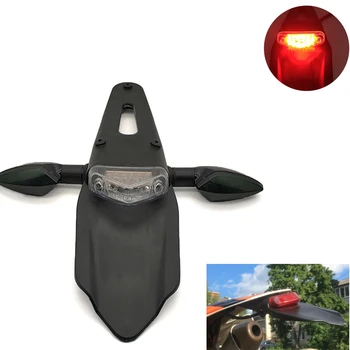 

For Honda XR230 XR250 XR400 XR125 xr 250 400 Universal Motorcycle LED Tail Light&Rear Fender Stop Enduro Tail Light