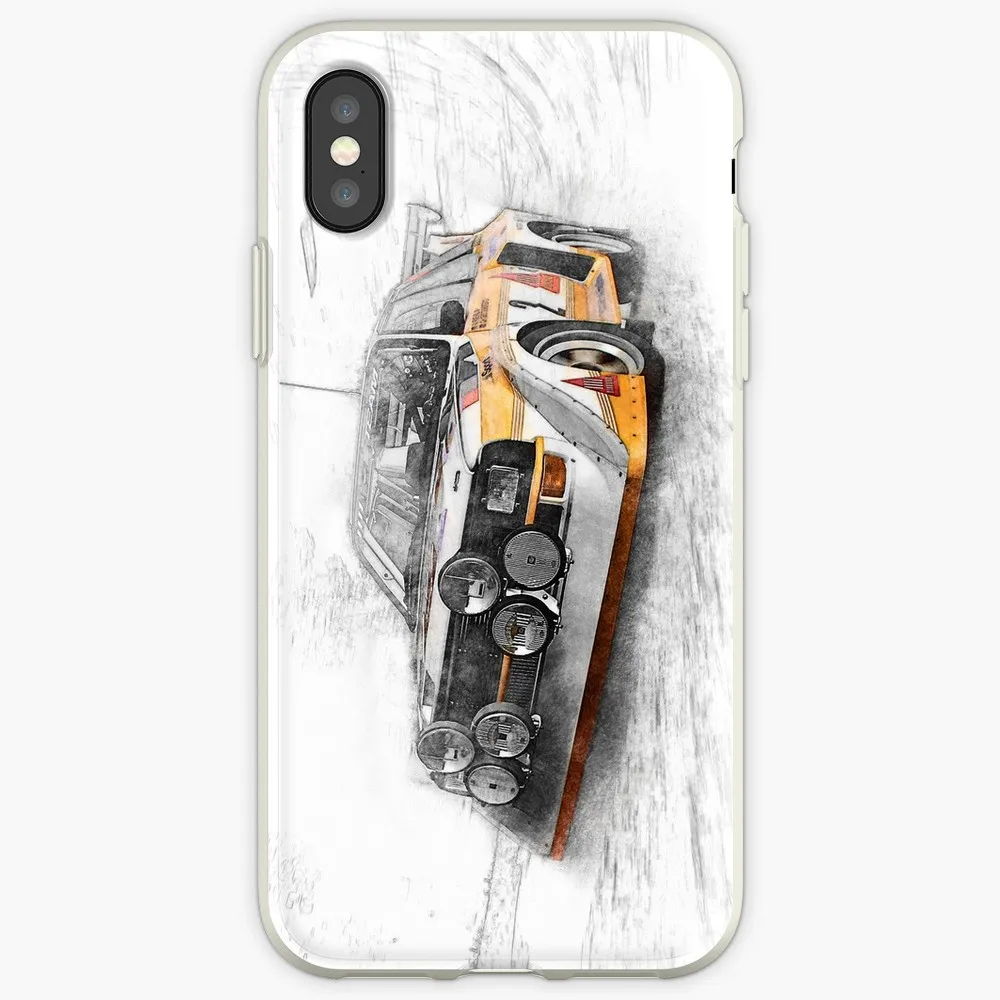 Чехол IllusSoft для ралли автомобиля для iPhone 7 8 6 6s Plus 5S 4 силиконовый прозрачный чехол для iPhone X Xs 11 Pro Max XR