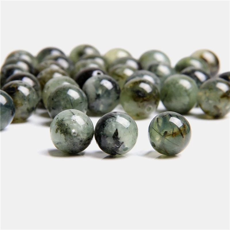 Натуральные зеленые Гладкие Круглые Бусины Из рассыпчатого камня для изготовления ювелирных изделий, дизайнерский браслет, ожерелье,, ручная работа