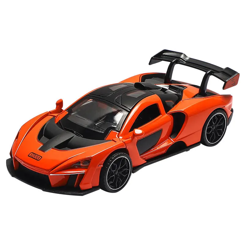 Новый McLaren Сенна моделирование 1/32 модель сплава металла автомобиля звук и