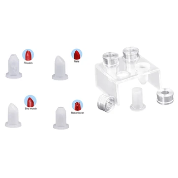 

13 Pcs DIY 12.1Mm Lipstick Filling Tube Silicone Head Mold Makeup Homemade Lipstick Mold Silicone Lipstick Beauty Tools, 9 Pcs S