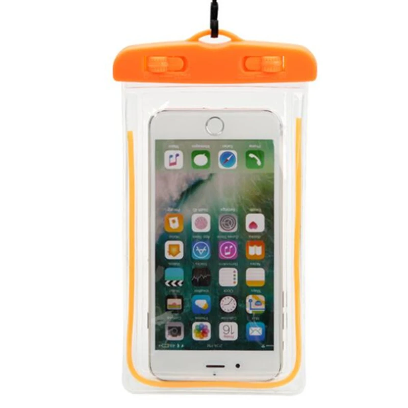 Хранение мобильных телефонов сумка прозрачная сумка для дайвинга пляжная водонепроницаемая сумка камера для дайвинга светящийся ПВХ Apple Эндрюс универсальный карман