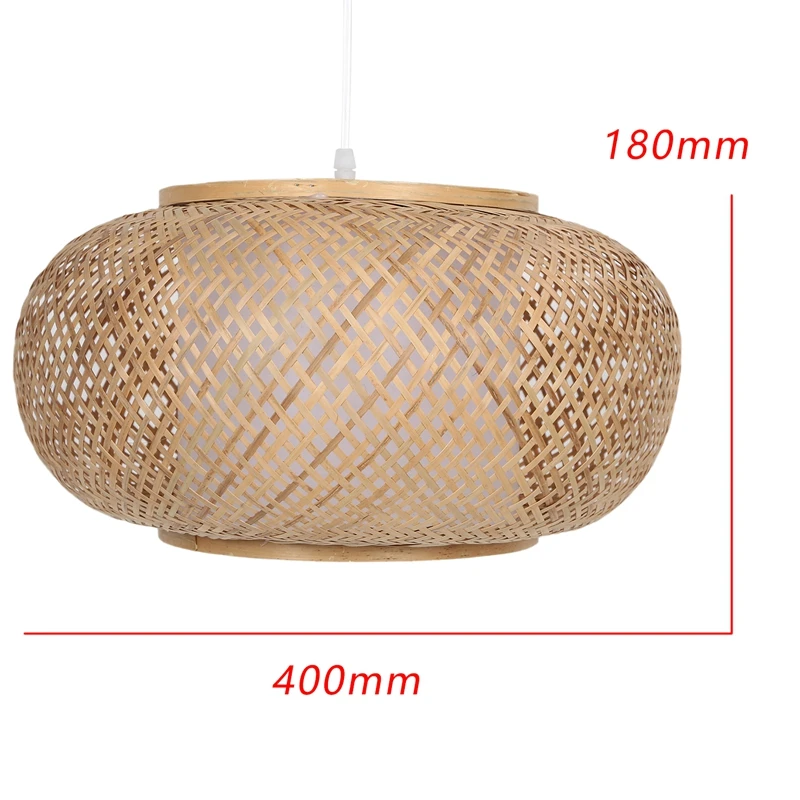 bamboo lampshade pendant ceiling shade diy wicker rattan lamp shades weave hanging light does not contain bulbs lamp covers shades aliexpress