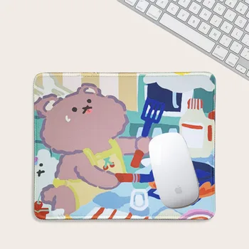 

Creative Laptop Computer Cartoon Bear Mouse Pad Desk Writing Book Rubber