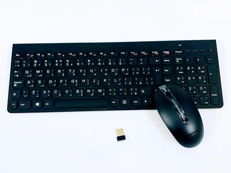 SK-8861 ztm600 for Lenovo Wireless Keyboard and Mouse Kit Arbic