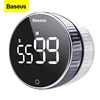 Baseus LED Digital Kitchen Timer For Cooking Shower Study Stopwatch Alarm Clock Magnetic Electronic Cooking Countdown Time Timer ► Photo 1/6