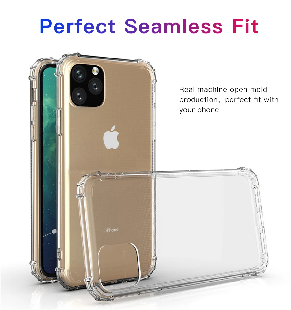 !ACCEZZ For iPhone 11 Case 2019 For iphone 11 Pro Max New Soft Cases Transparent Protection Back Cover Mobile Phone Shell Coque (2)