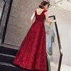 Long Evening Dresses Cap Sleeves Lace sequins Prom Dress Elegant Beading Embroidery Formal Gowns vestidos de gala Ladies Gown ► Photo 3/6