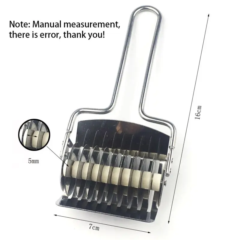 БЫТОВОЙ ручной резак для лапши кухонные инструменты из нержавеющей стали роликовый резак для теста инструменты для приготовления пищи# m