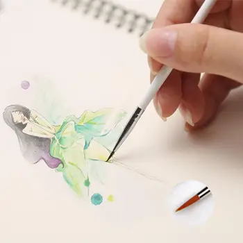 

6PCS/Lot Nylon Hair Multifuctional Paint Brushes Set Water Water Brush Supplie Color Pen Soft Marker Art Calligraphy Ink or P9W3