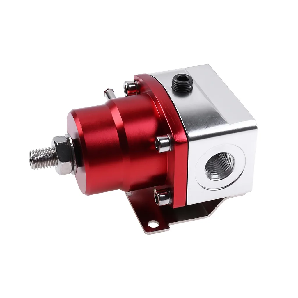 Fuel Pressure Regulator 3 Colors Adjustable Fuel Pressure Regulator Kit Oil 0-100psi/0-160psi Gauge-6AN Fuel Pressure Adjust