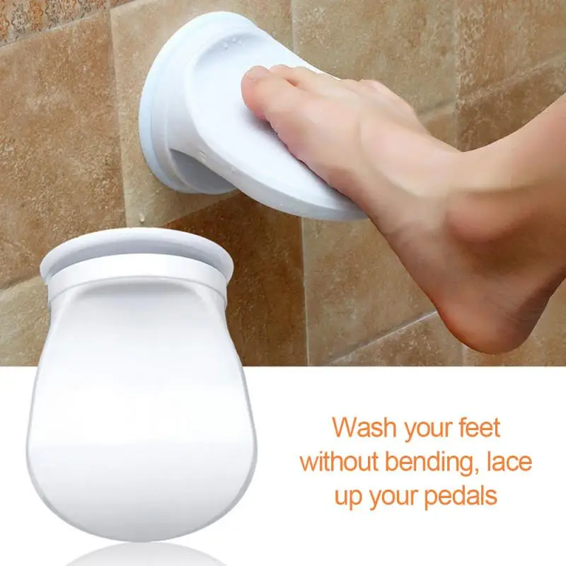 Bathroom Shower Foot Rest Shaving Support Grip Pedal Step Suction Cup Non-slip Wash Feet 15.5X11.5 CM 1N19 | Дом и сад