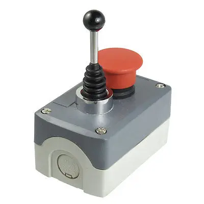 

240V 3A Momentary 2-Direction Joystick Red Mushroom Push Button Switch Station