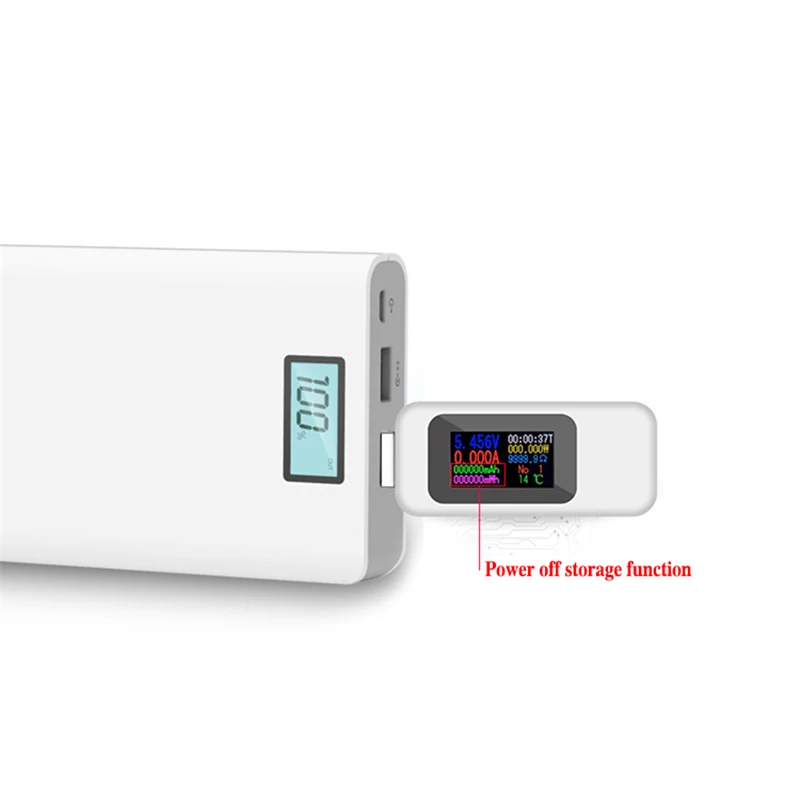 

Power Bank USB Tester Battery Voltage and Current Measuring DC 4-30V Charger Detector 0-5.1A Measuring Adapter