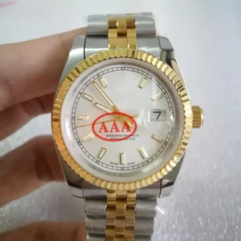 

luxury watch men AAA 36mm automatic mechanical No battery sweeping DateJUST stainless steel watches 2813 rolexable 354