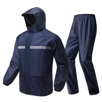 

Waterproof Travel Rain Coat Motorcycle Pants Work Bike Rain Coat Suit Adult Jacket Jacket Gabardina Hombre Rain Gear Q